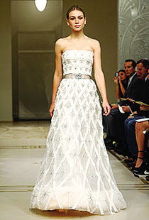 纽约婚纱时装周尽显2010秋季浪漫 图